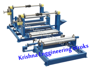 Rewinding Machine with Web Guiding System